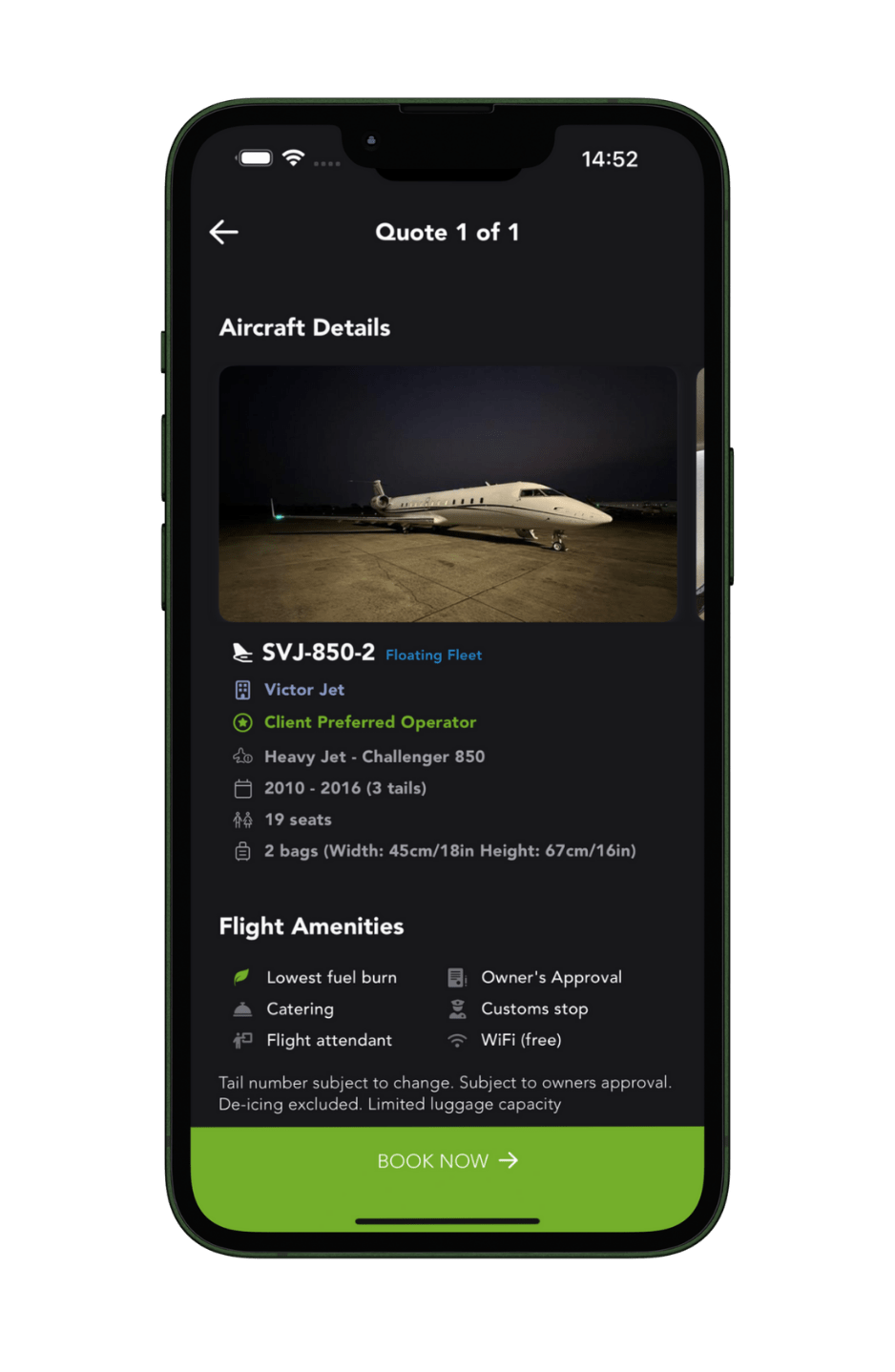 Victor iPhone app